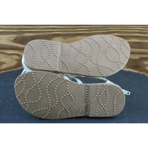 Jumping Beans Toddler Girls 8 Medium‎ White Gladiator Synthetic - Picture 7 of 7